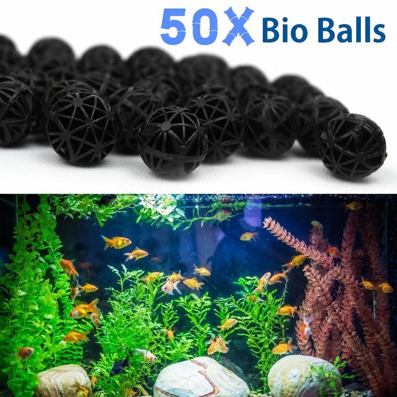 Aquarium Fish Marine - 50 szt. 16mm Kulki Filtracyjne do