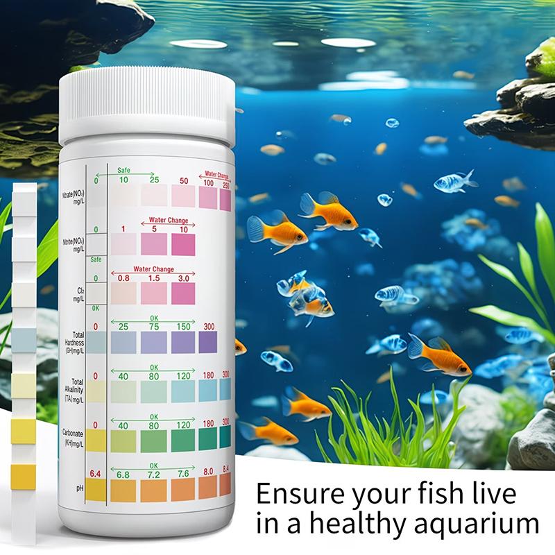 Aquarium Test Kit - Paski testowe do wody akwariowej 8