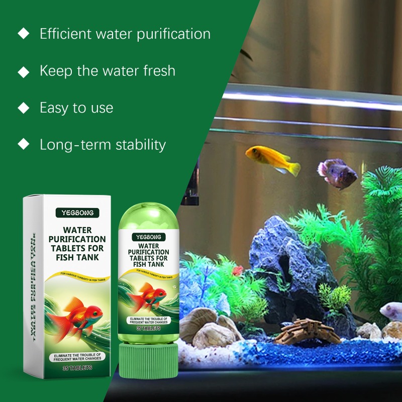 Aquarium Fish Keeping - Tabletki do oczyszczania wody w akwarium,