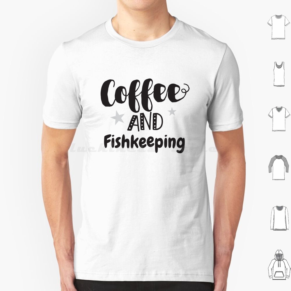 Aquarium Fish Keeping - Koszulka z motywem kawy i akwarystyki,