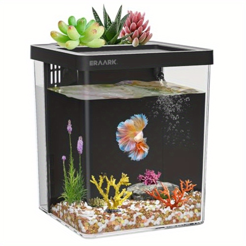 Aquarium Fish Keeping - Akwarium biurkowe/domowe z filtrem, zestaw dla