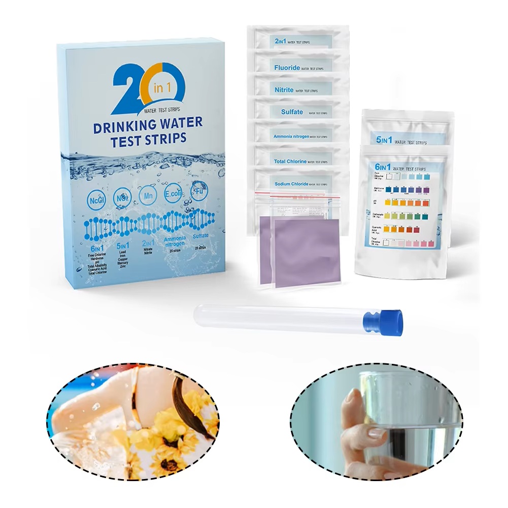 Aquarium Test Kit - Paski testowe do wody YAGO 20