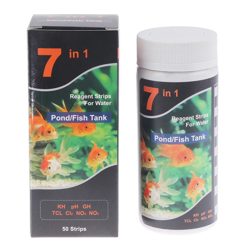 Pasek testowy PH 7 w 1, zestaw – Aquarium Test Kit recenzja i cena