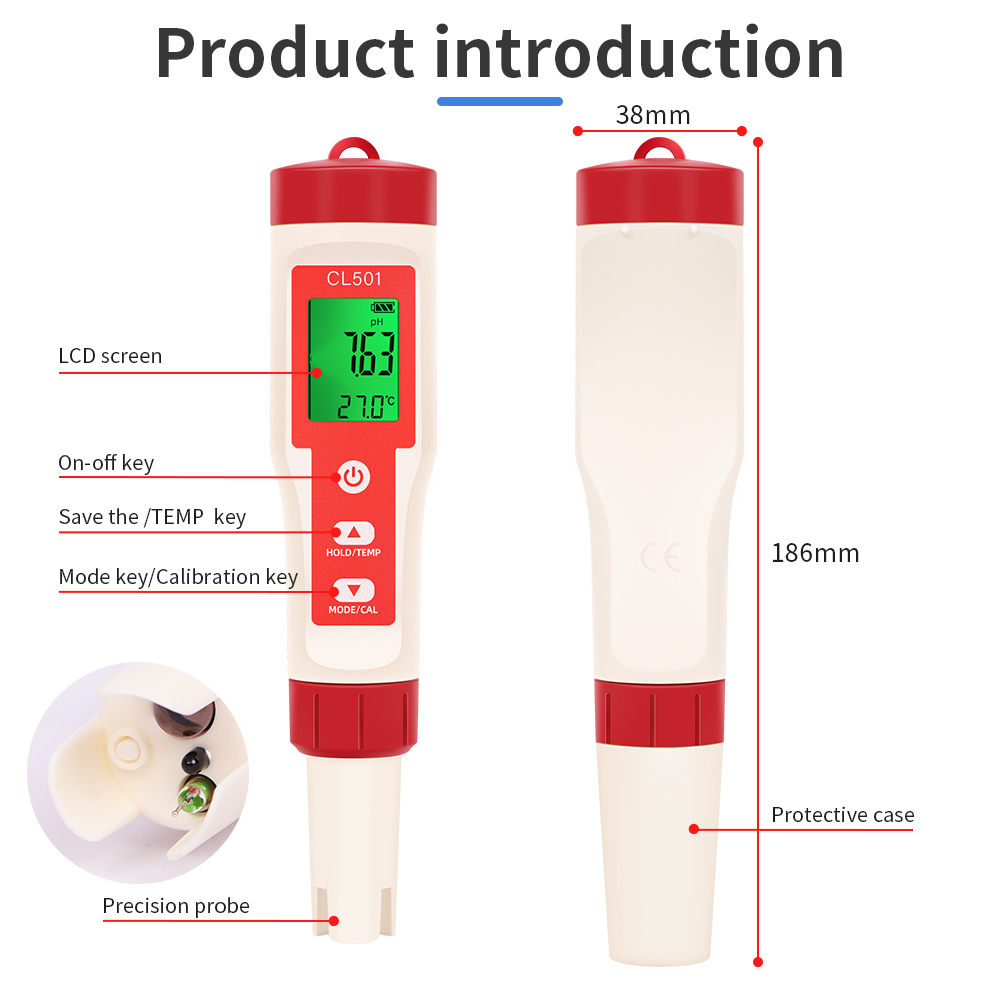 PH/CL2/H2/ORP/miernik temperat – Aquarium Test Kit recenzja i cena