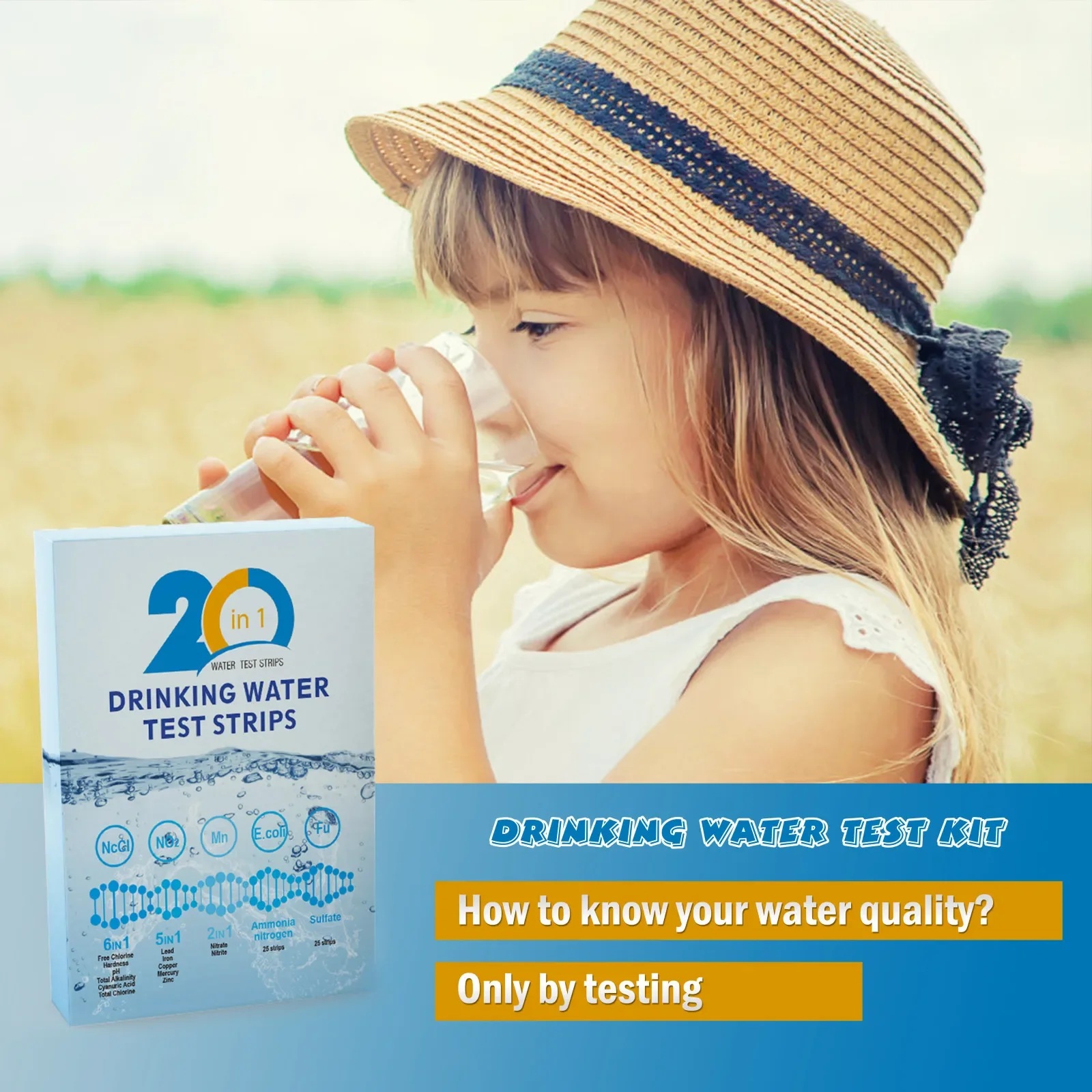 Paski testowe do wody YAGO 20  – Aquarium Test Kit recenzja i cena