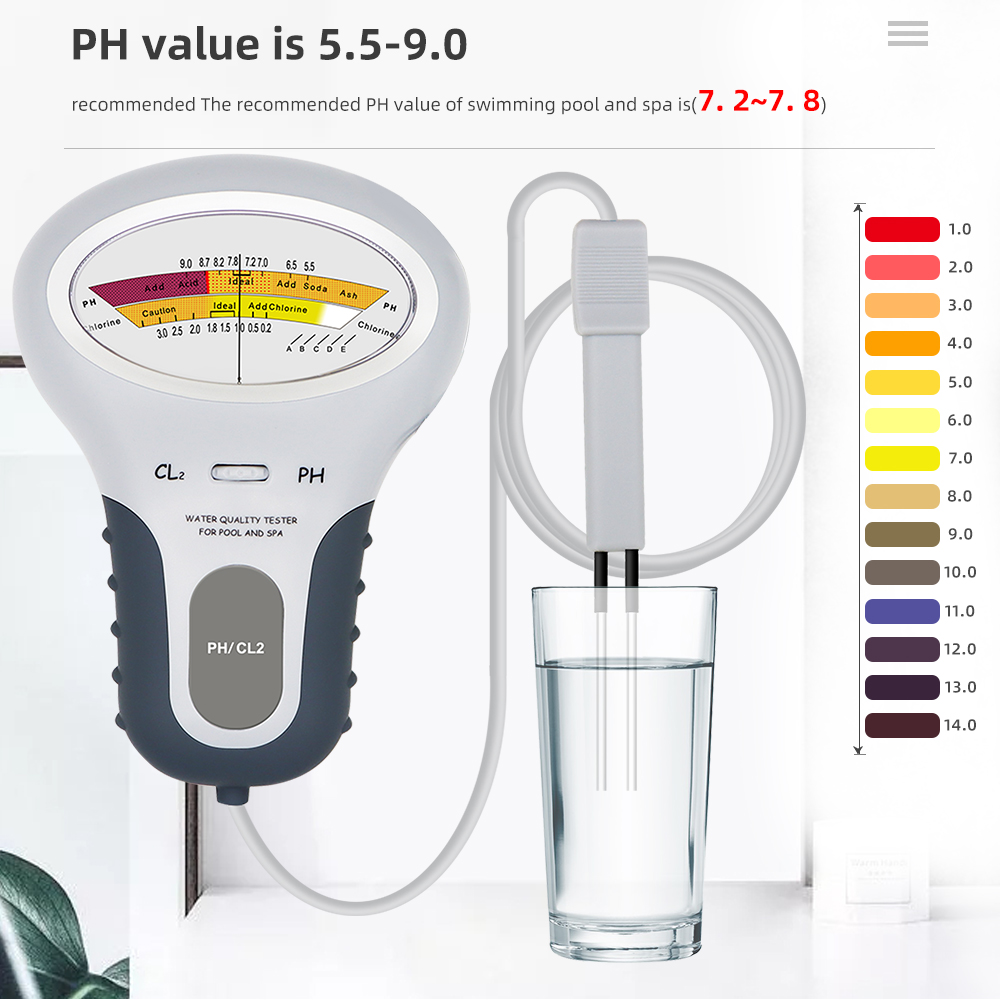2 w 1 Detektor chloru Miernik  – Aquarium Test Kit recenzja i cena