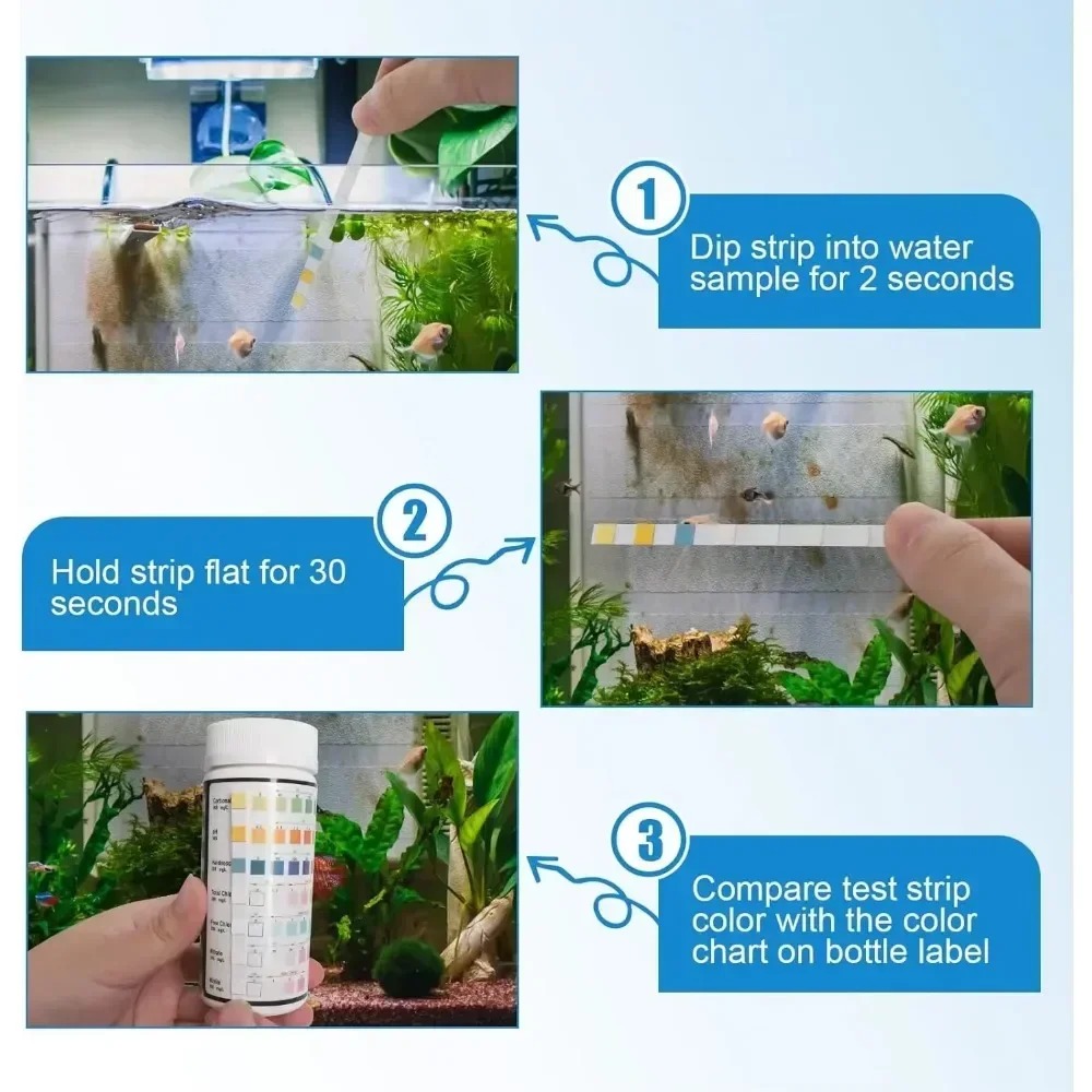 Paski testowe do akwarium PH Z – Aquarium Test Kit recenzja i cena