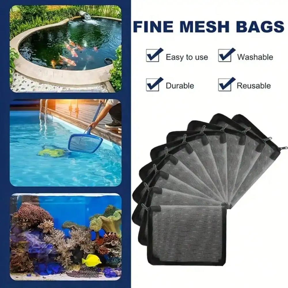 10 szt. Czarne siatkowe worki  – Aquarium Fish Keeping recenzja i cena