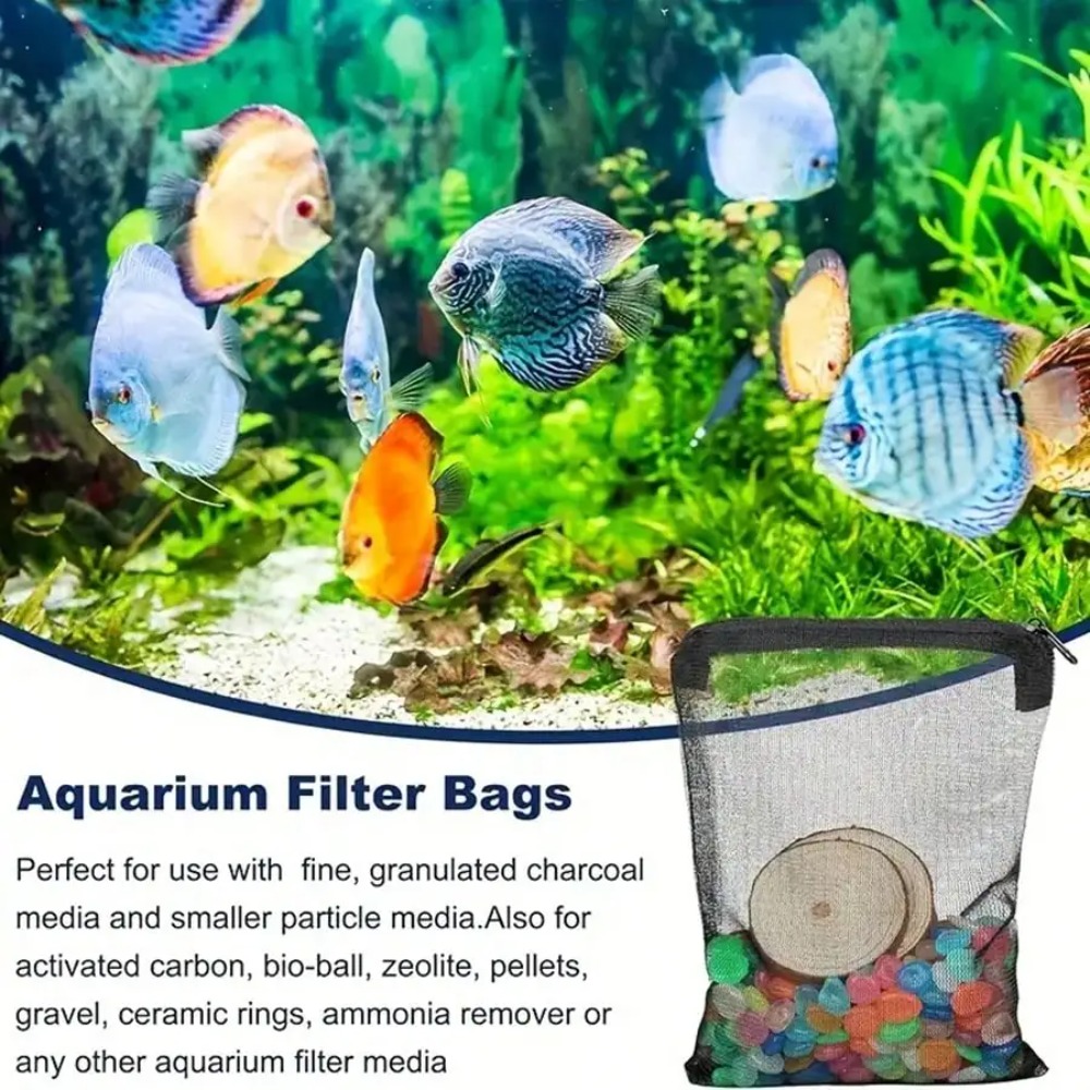 10 szt. Czarne siatkowe worki  – Aquarium Fish Keeping recenzja i cena