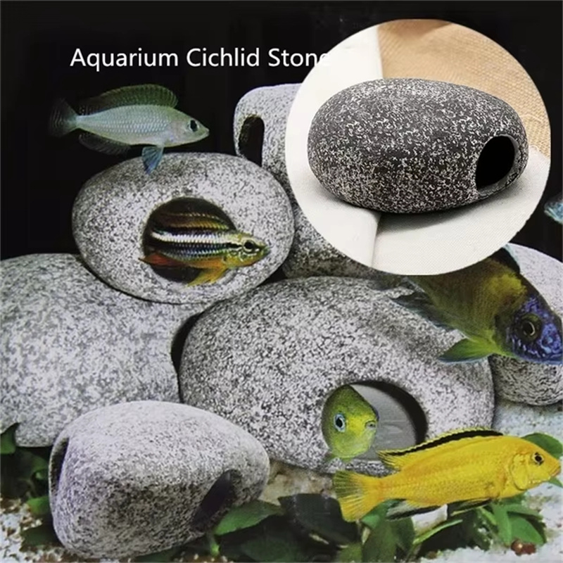 1/2 szt. Akwarium Kamień dla C – Aquarium Fish Cichlid recenzja i cena