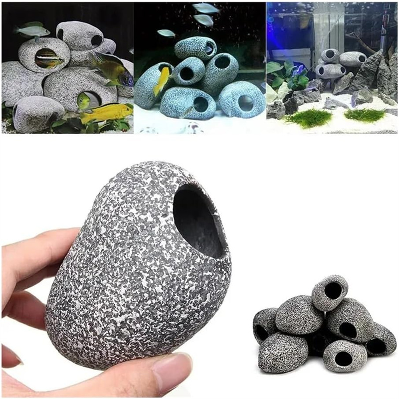 1/2 szt. Akwarium Kamień dla C – Aquarium Fish Cichlid recenzja i cena