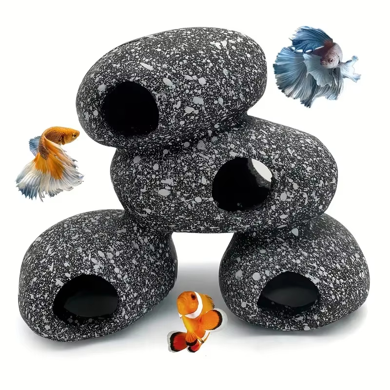 1/2 szt. Akwarium Kamień dla C – Aquarium Fish Cichlid recenzja i cena