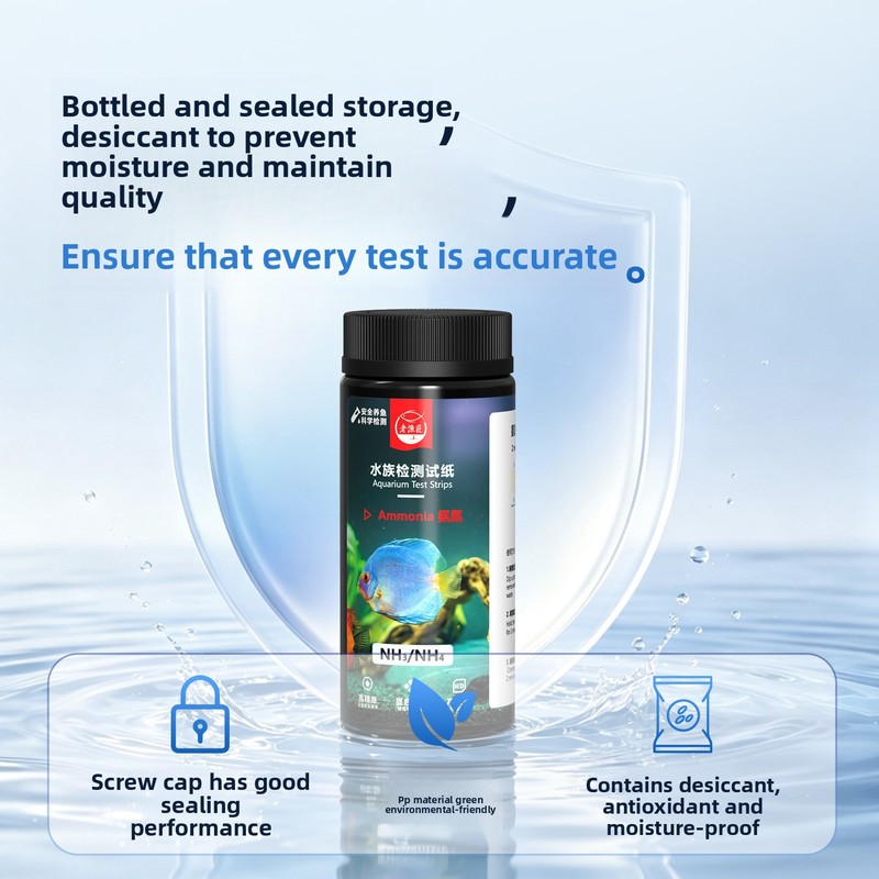 Paski testowe do akwarium 8 w  – Aquarium Test Kit recenzja i cena
